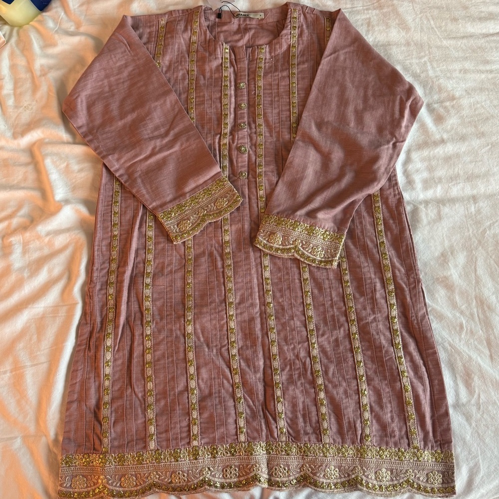 Pink Khaadi Kurta in size 8